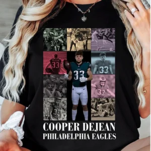 Cooper DeJean The Eras Tour Philadelphia Eagles Football Fan Gifts Shirt