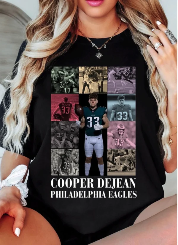 Cooper DeJean The Eras Tour Philadelphia Eagles Football Fan Gifts Shirt