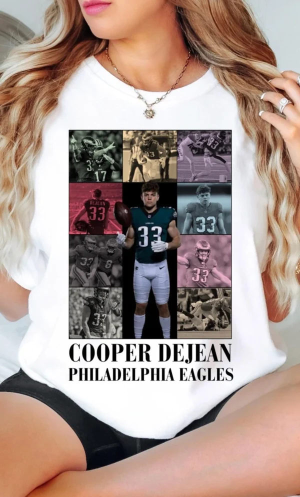 Cooper DeJean The Eras Tour Philadelphia Eagles Football Fan Gifts Shirt - Image 2