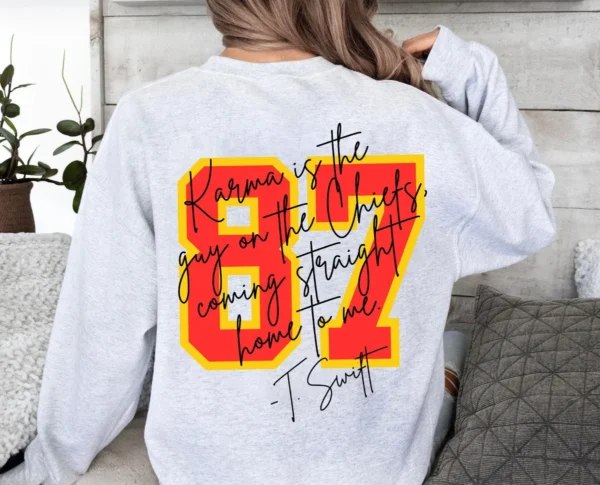 Karma Is The Guy On The Chiefs Game Day Shirt - Image 2