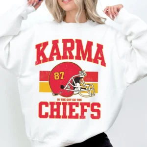 Karma is the Guy Taylor and Travis Game Day Shirt