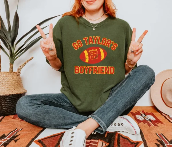 Go Taylor's Boyfriend Game Day Shirt - Image 3