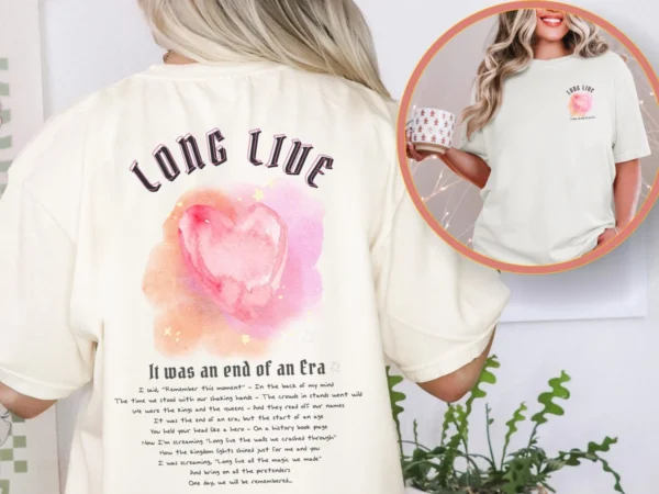 Long Live Eras Concert Tour Taylor Swift Inspired Shirt