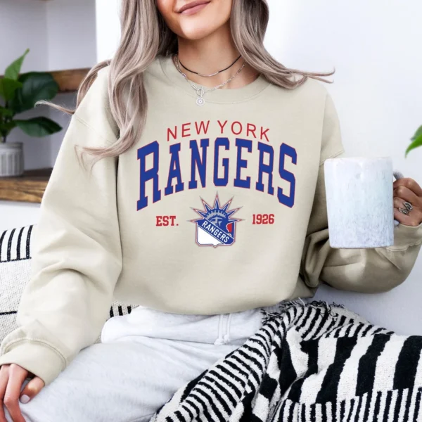 Retro New York Rangers Est 1926 Game Day Shirt - Image 2