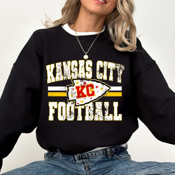 Vintage Kansas City Football Game Day Shirt - Image 2