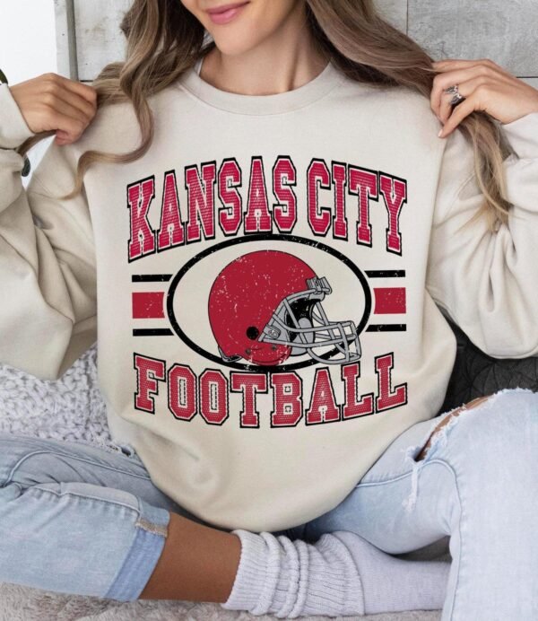 Retro Kansas City Football 90s Style Game Day Shirt