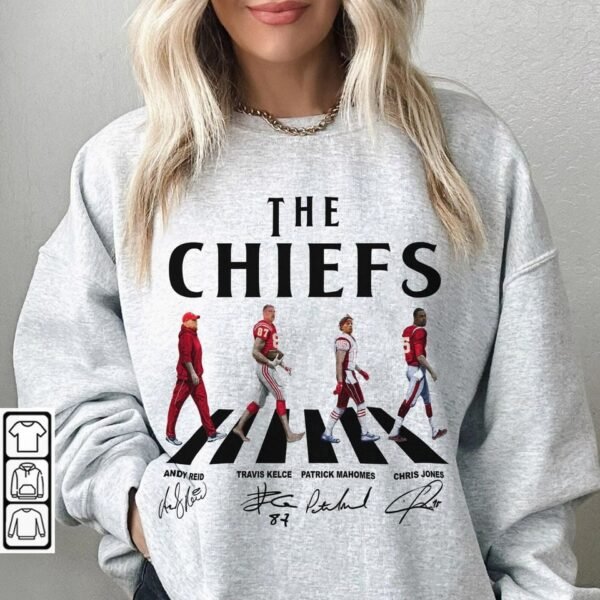 Chiefs Walking Signatures Football Game Day Shirt