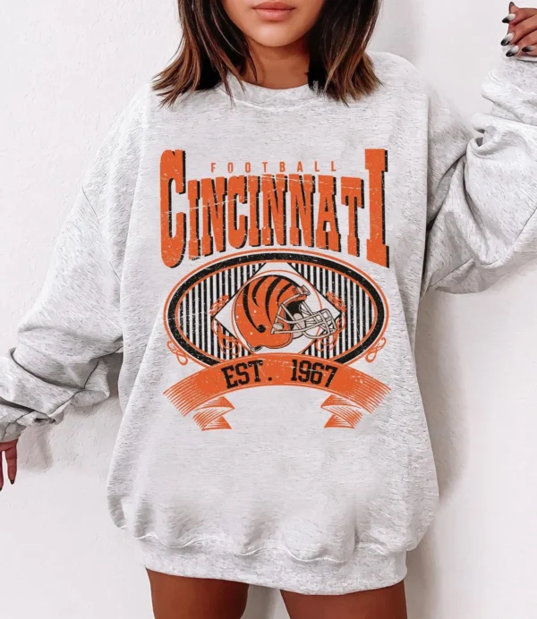 Cincinnati Football Vintage 90s Style Game Day Shirt
