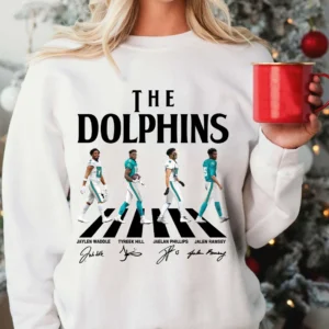 The Dolphins x Abbey Road Retro Game Day Shirt