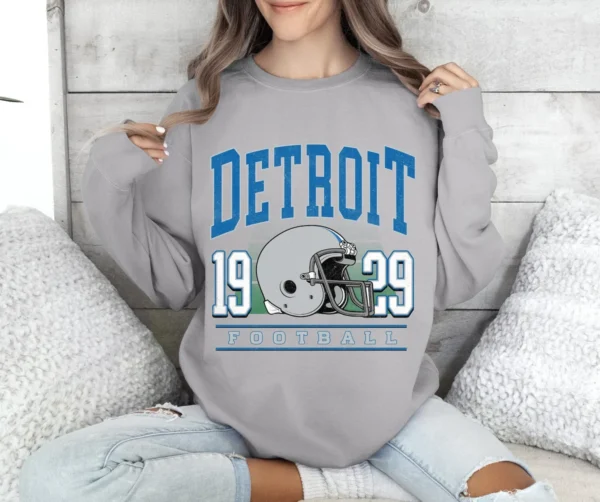 Detroit Football Retro Game Day Shirt