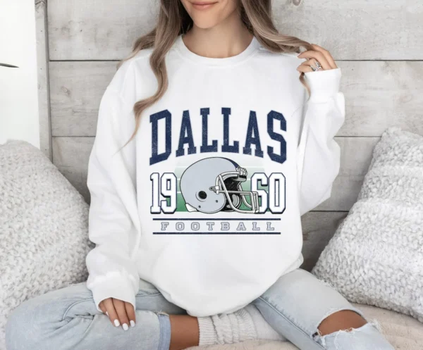 Dallas Football Retro Game Day Shirt - Image 2