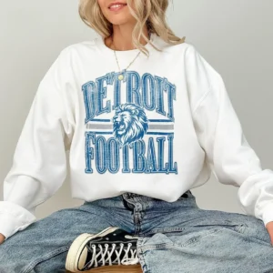 Vintage Detroit Football Game Day Shirt