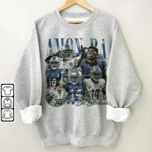 Amon-Ra St. Brown Vintage Football 90s Bootleg Game Day Shirt