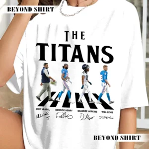The Titans Football Abbey Road Retro Game Day Shirt