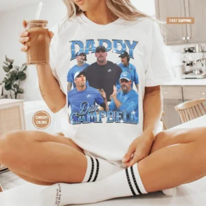 Funny Daddy Dan Campbell Football Game Day Shirt
