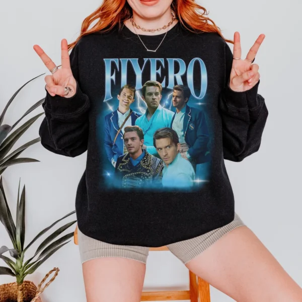 Jonathan Bailey Fiyero Vintage Bootleg Wicked Shirt - Image 2