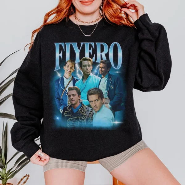 Jonathan Bailey Fiyero Vintage Bootleg Wicked Shirt - Image 3