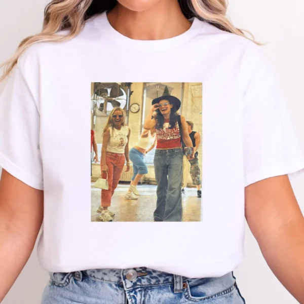 Idina Menzel Kristin Chenoweth Retro Photo Shirt