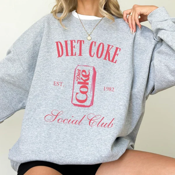 Diet Coke Social Club Funny Shirt - Image 3