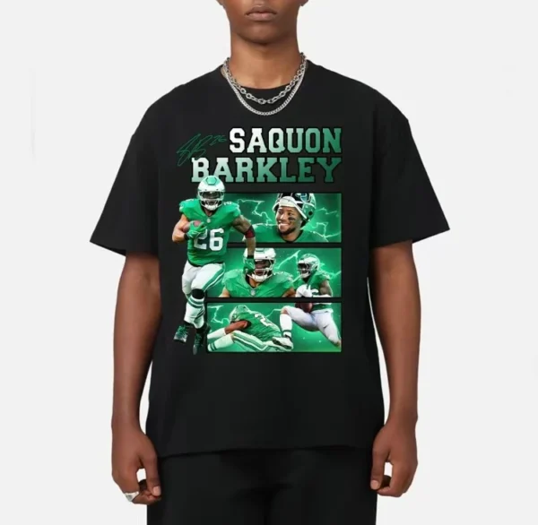 Saquon Barkley Game Day Fan Gifts Shirt - Image 3