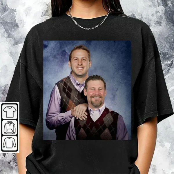 Jared Goff Dan Campbell Funny Gift Football Fan Gifts Shirt - Image 2