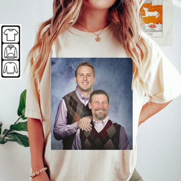 Jared Goff Dan Campbell Funny Gift Football Fan Gifts Shirt - Image 3
