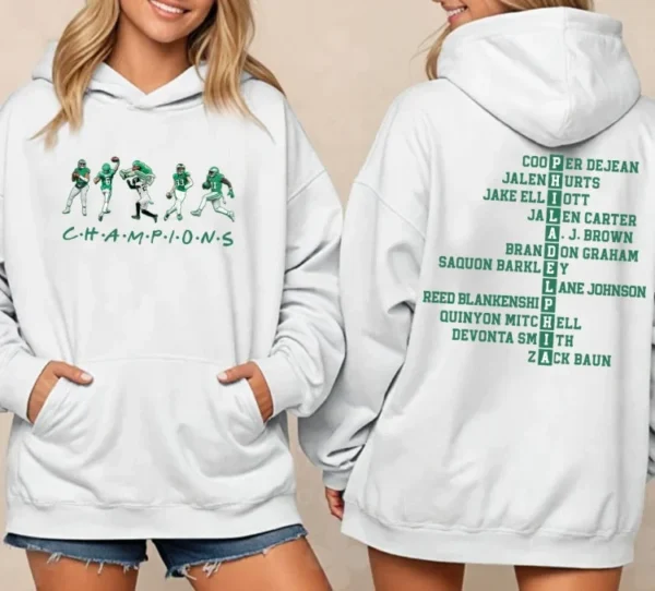 Eagles Champions Football Game Day Double Sided Shirt - Image 4