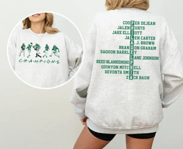 Eagles Champions Football Game Day Double Sided Shirt - Image 5