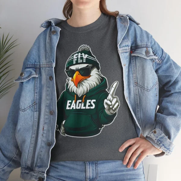Cool Face Eagles Sunglasses Eagles Football Fan Gifts Shirt - Image 2