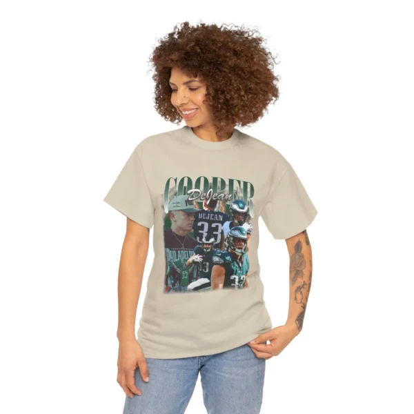 Vintage Cooper Dejean Football Fan Gifts Shirt - Image 5