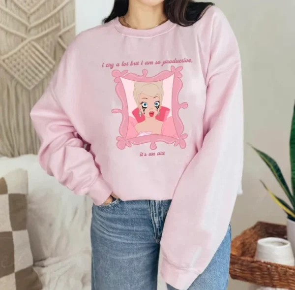 I Cry A Lot But I'm So Productive For Swifties Fan Shirt - Image 2