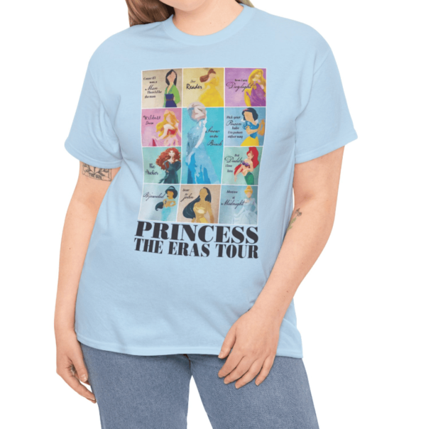 The Eras Tour Princess Characters For Fan Shirt
