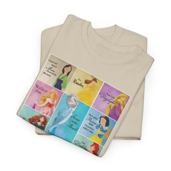 The Eras Tour Princess Characters For Fan Shirt - Image 2