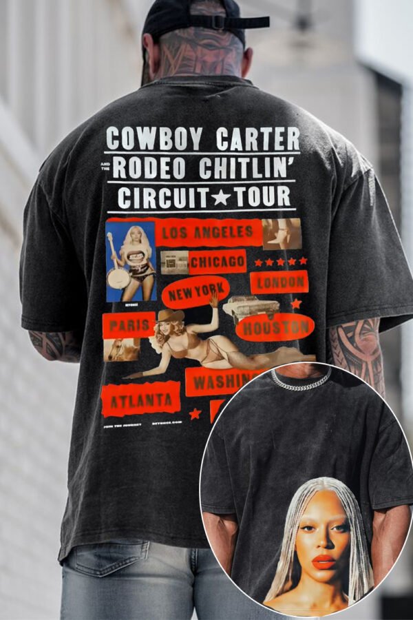 Cowboy Carter Tour For Fan 2 Sided Shirt C1029