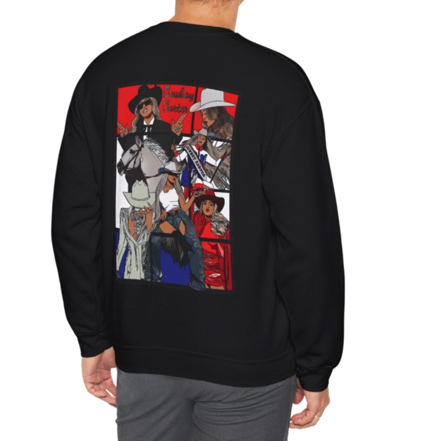 Retro Cowboy Carter Tour For Fan 2 Sided Shirt C1029 - Image 4