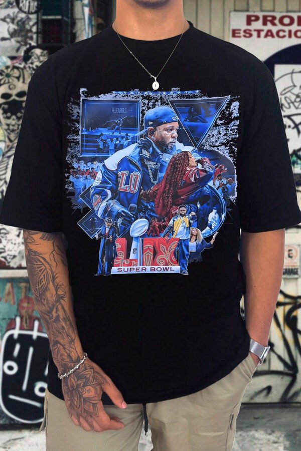 Kendrick Lamar Super Bowl Tee K001