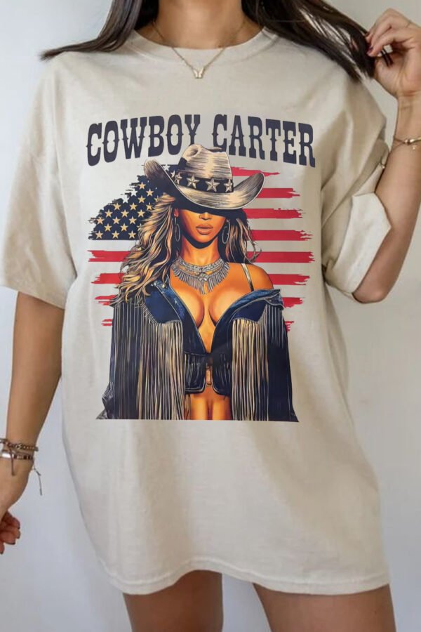 Retro Cowboy Carter Tour For Fan Shirt C1004