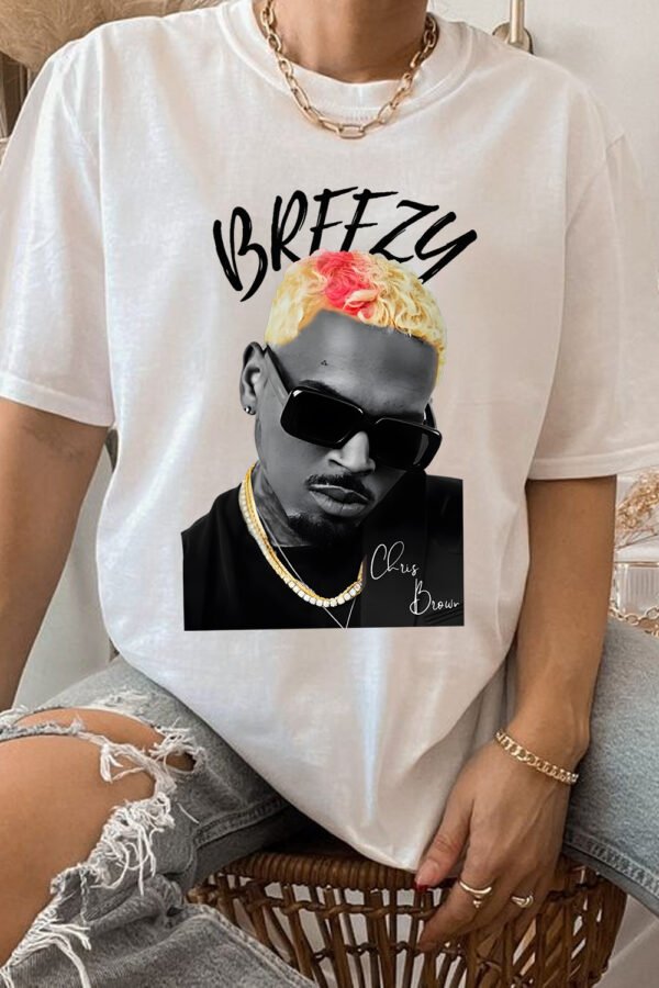 Chris Brown Tour Breezy Bowl XX Vintage Shirt - Image 5