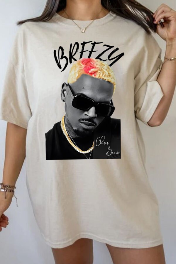 Chris Brown Tour Breezy Bowl XX Vintage Shirt - Image 4