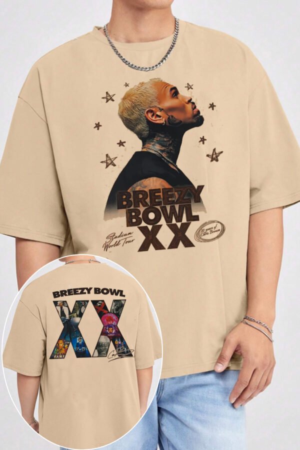 2 Sided Chris Brown Tour Breezy Bowl Shirt