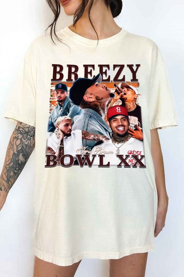 Bbbez Chris Brown Tour Breezy Bowl Shirt - Image 3