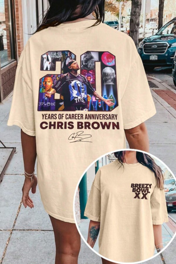 2 Sided Chris Brown Tour Breezy Bowl Shirt