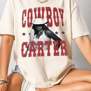 Queen Bee Carter Cowboy Tour Album Shirt C1023