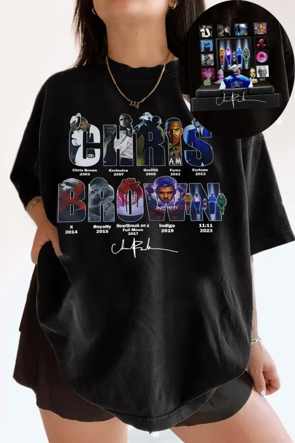 2 Sided Chris Brown Tour Breezy Bowl Shirt - Image 3