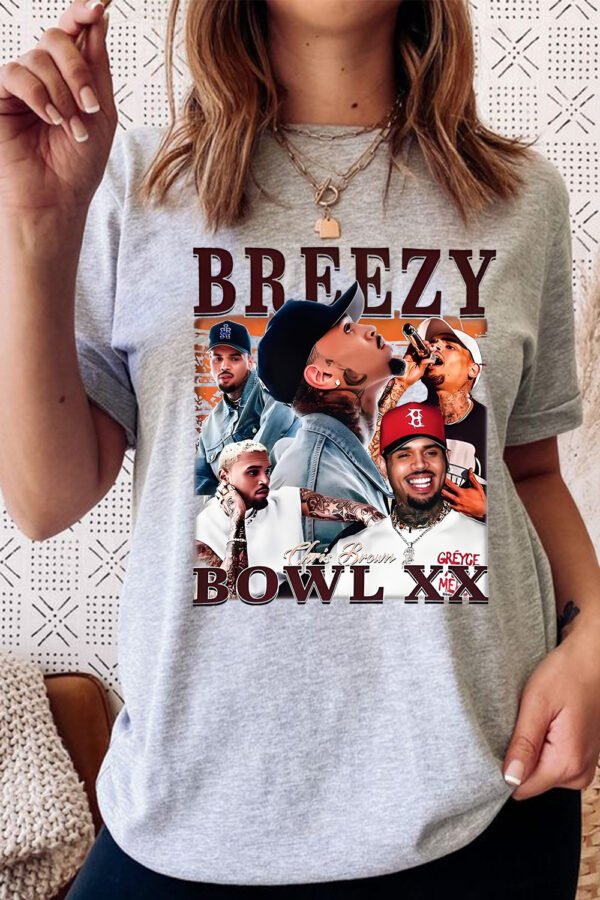 Bbbez Chris Brown Tour Breezy Bowl Shirt - Image 2
