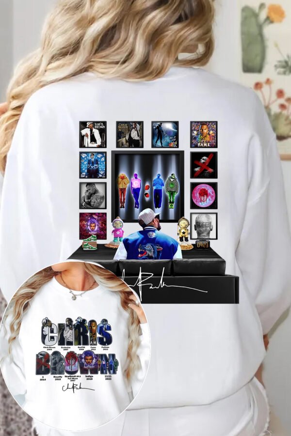 2 Sided Chris Brown Tour Breezy Bowl Shirt - Image 5