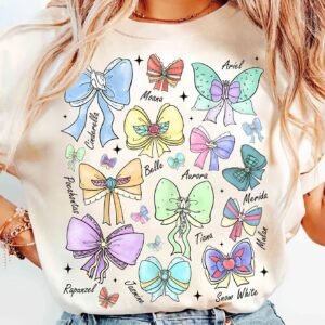 Retro Coquette Bows Princess Inspired Shirt