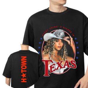 Texas Cowboy Carter Tour For Fan 2 Sided Shirt C1039