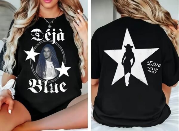 Deja Blue For Fan 2 Sided Shirt C1037 - Image 2