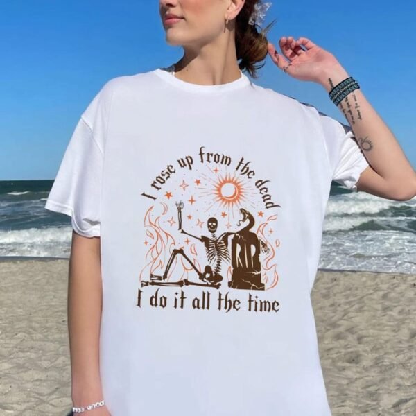 Rose Up From The Dead Halloween Shirt